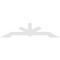 Ekena Millwork Vanguard Architectural Grade PVC Gable Bracket, 108"W x 27"H x 2"D x 6"F, 6/12 Pitch GBP108X27X0206VAN00 - alternate 3